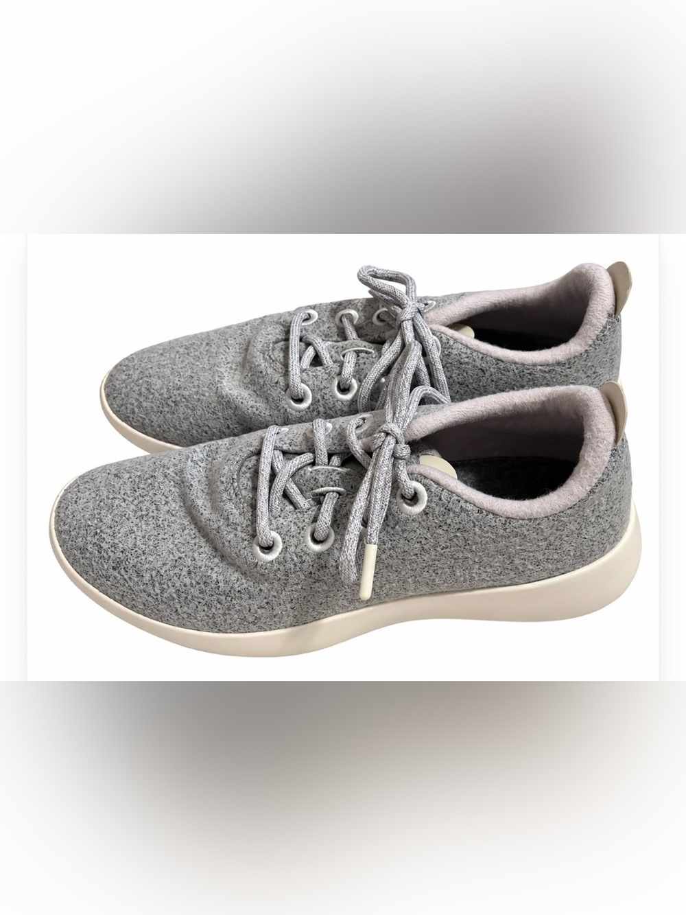 allbirds Men’s Light Gray Wool Runner Sneakers Size 10 Gym Running Athletic
